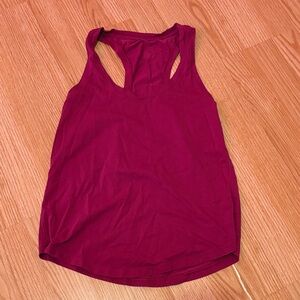Lululemon Athletica Magenta Tank Top